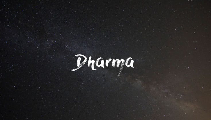 What is the influence of Dharma in 'A Journey to a Better Life'?