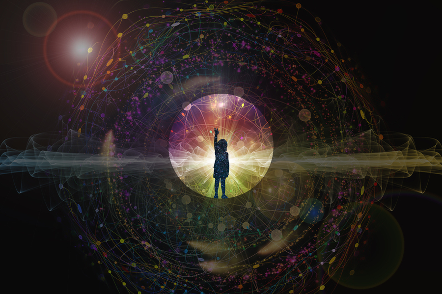 What lies beyond human perception challenging the illusion of reality?