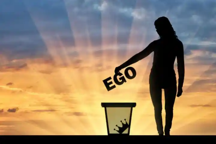 How can embracing detachment help break free from ego and worldly desires?