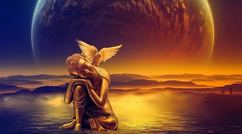 How does surrendering to the divine and understanding karma lead to peace in life's journey?