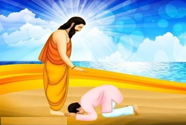 Can we explore the tradition of touching feet in depth?