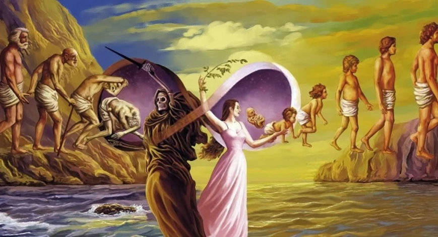 What is the connection between reincarnation and karma?
