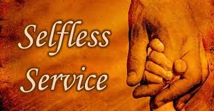 How can we embrace selfless work?
