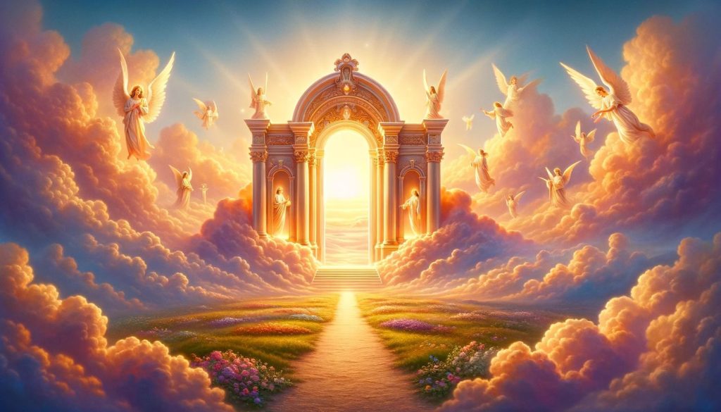 How does embracing death lead to reaching the divine?