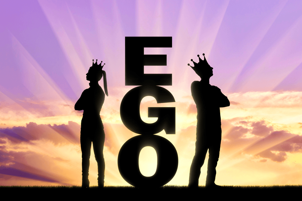How does shattering the ego lead to enlightenment?