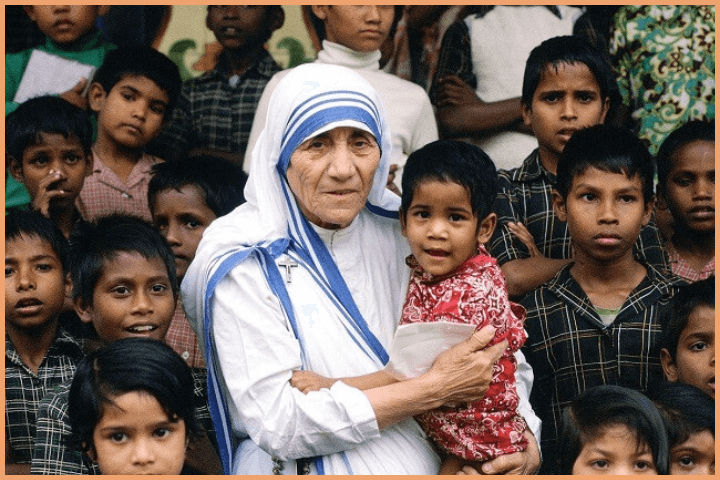 Mother Teresa lived her life serving others