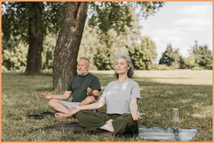 Meditate after practicing the breathing