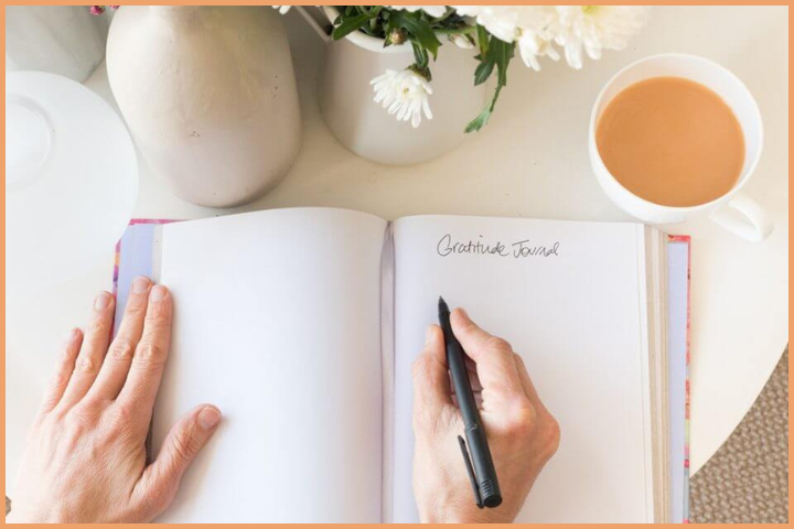 Practice gratitude journal
