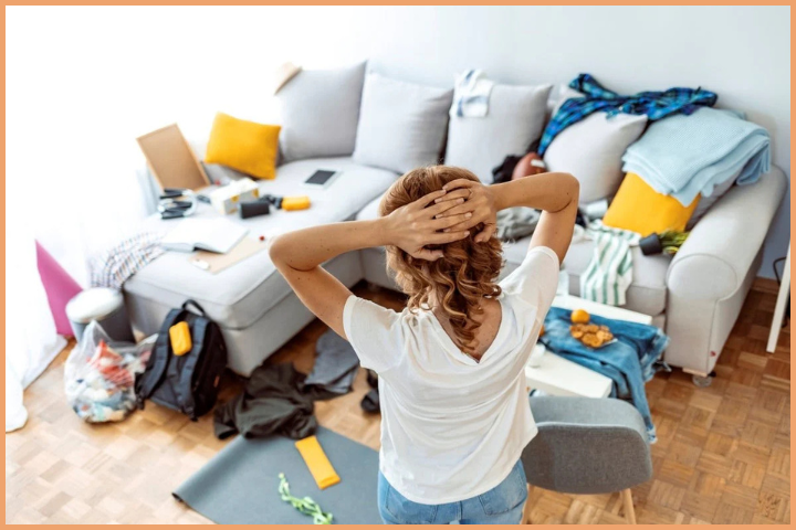 Clutter items attract negative energy at home