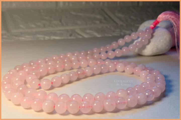 Best Mala Beads for Meditation - Rose Quartz Mala Beads