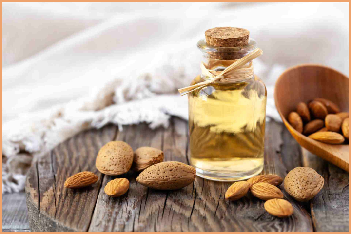 Use sweet almond oil for UV protection for your hair