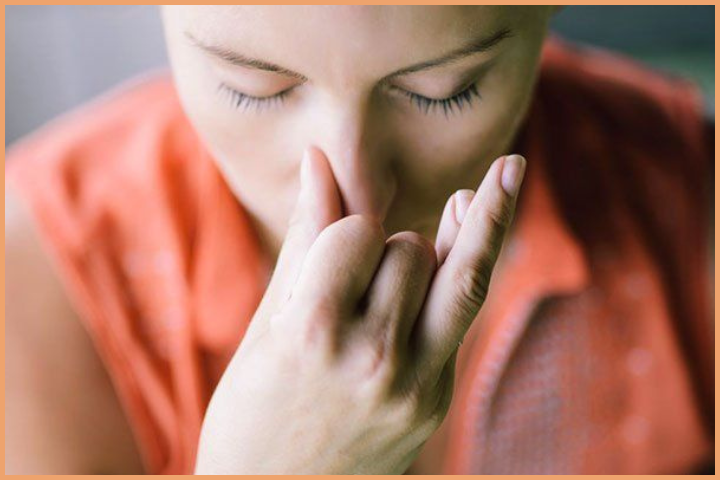 Sit in a comfortable place and focus on your breath
