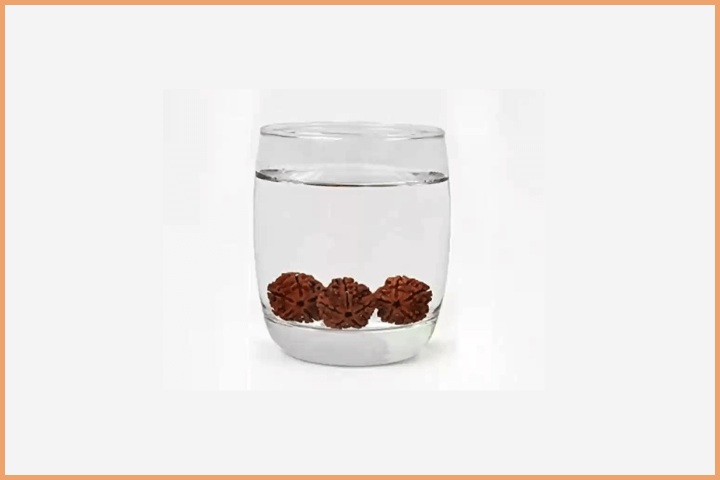 Myths About Rudraksha - The original Rudraksha sinks in water, and duplicates float