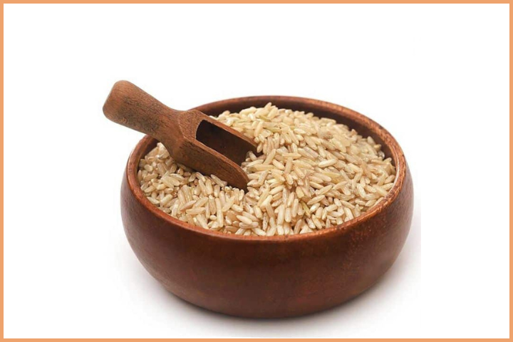Brown food grain