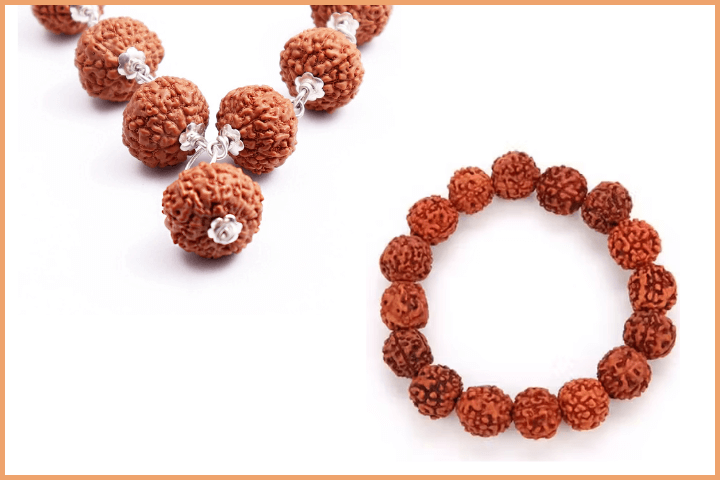 Wear 8 Mukhi Rudraksha bead as necklace or bracelet