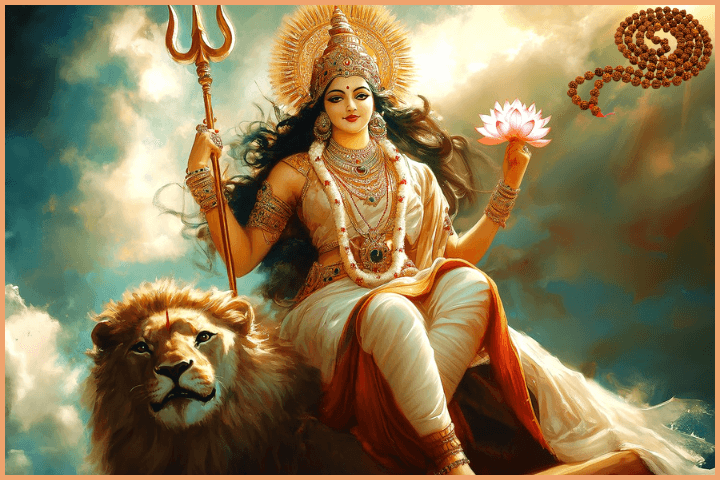 9 Mukhi Rudraksha is the symbol of Goddess Durga