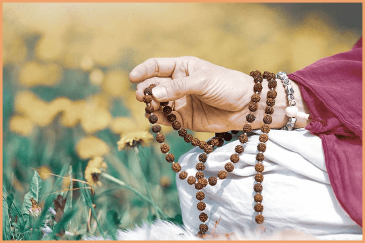 Use Rudraksha Mala for Mantra Chanting