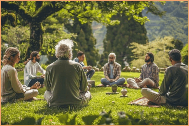 Group Meditation Benefits - Meet dfferent people and learn from others