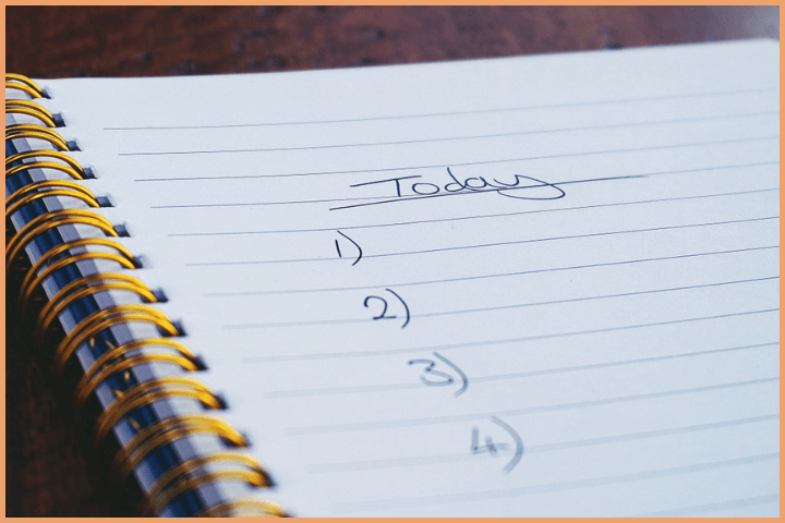 How to Build a Daily Routine - List down your priorities
