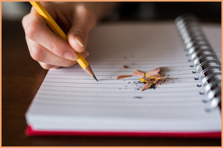 Write down your negative thoughts to release it