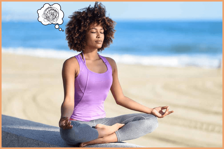 A natural part of meditation is a wandering mind