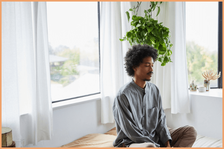 Start simply by sitting quietly