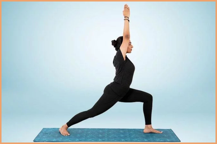 Yoga Poses - Warrior I (Virabhadrasana I)