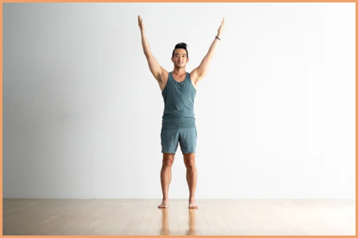 Yoga Poses - Raised Hands Pose (Urdhva Hastasana)