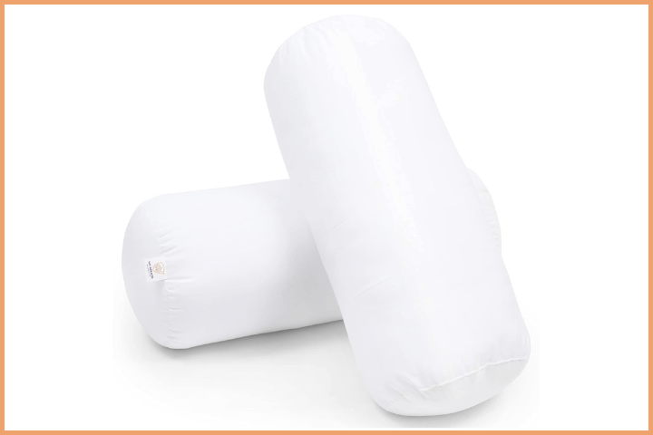 Best Meditation Cushions - MY ARMOR Microfiber Bolster Pillow Set