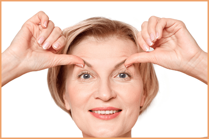 Lift your eyebrows