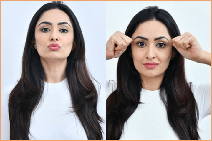 Face Yoga for Glowing Skin - Kiss and Smile