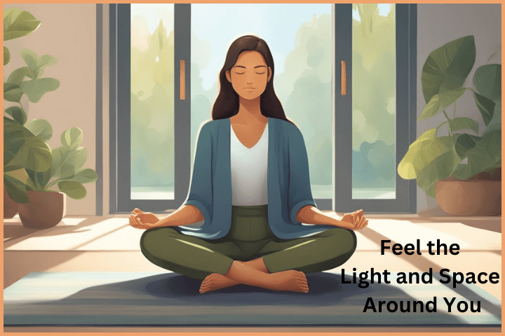 Feel the light and space around you