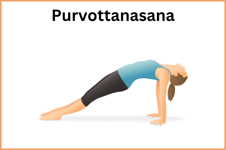 Yoga Asanas for Weight Loss - Purvottanasana