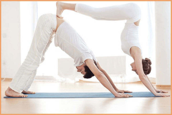 Double Downward Dog Pose