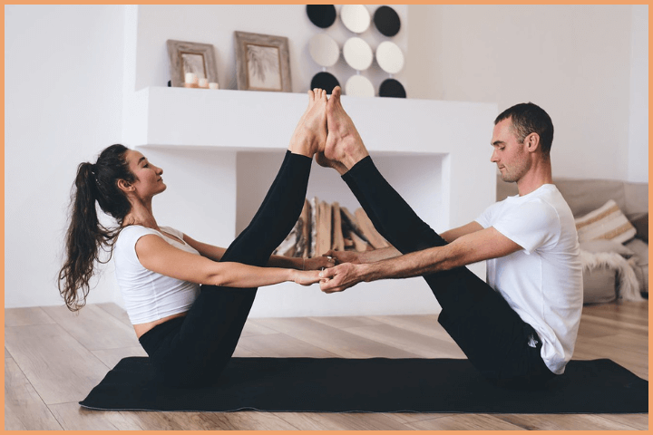 Partner Boat Pose