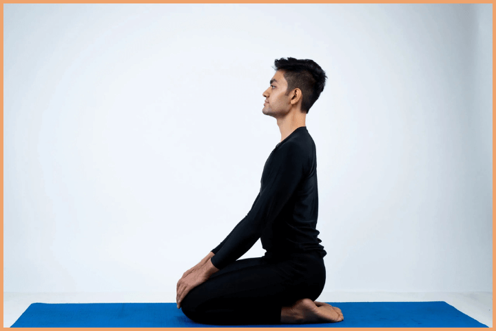 Yoga Asanas for Hair Growth - Vajrasana 