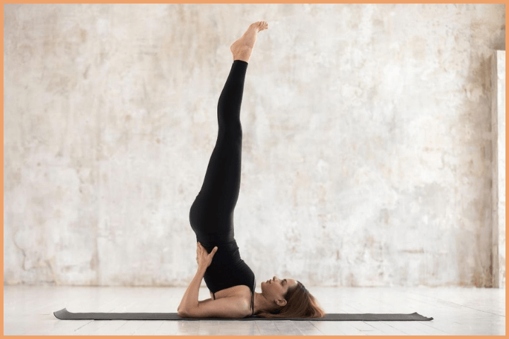 Yoga Asanas for Hair Growth - Sarvangasana 