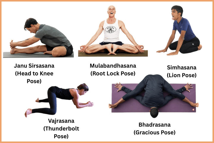 84 yoga asanas list