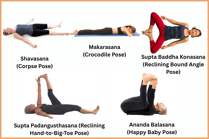 Lying & Restorative Yoga Poses